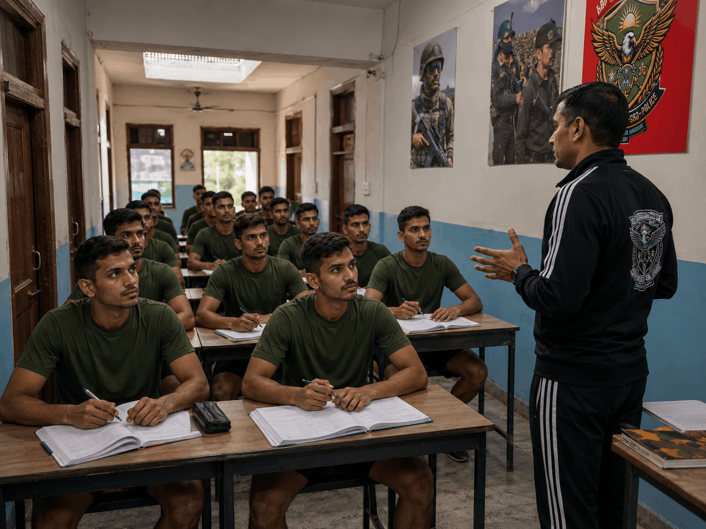 Classroom coaching at Jai Jawan Academy